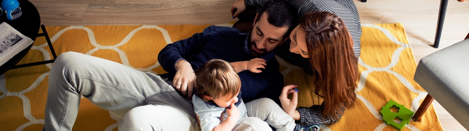 Foto de familia tomada de arriba