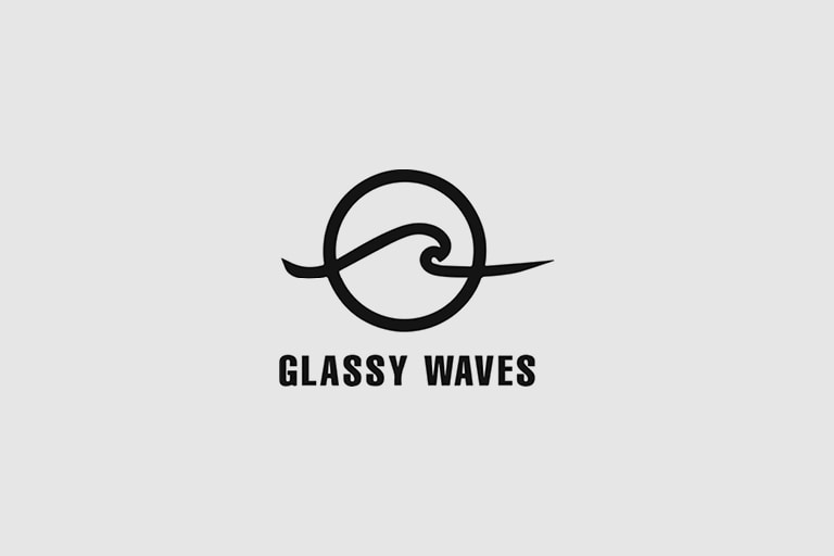 logotipo glassy