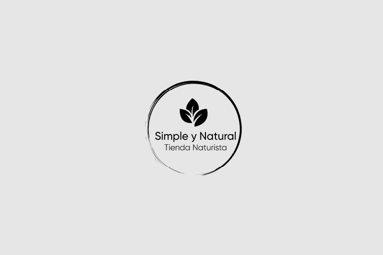 logotipo simple y natural