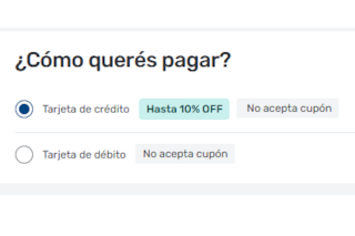 descuento con tdc