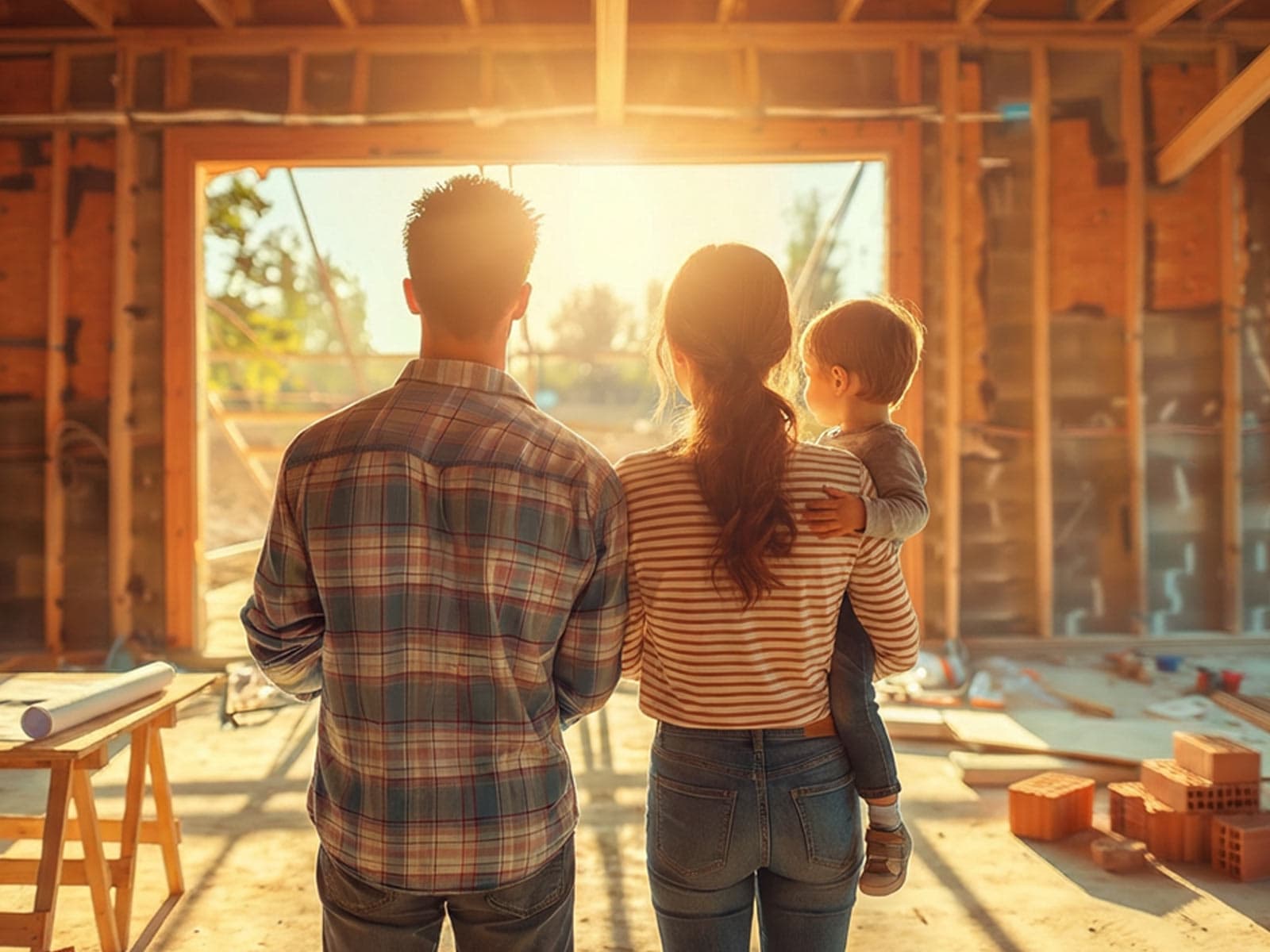pareja mirando el horizonte