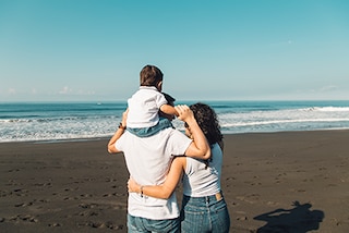 Padre con una hija