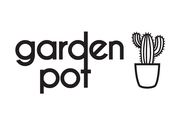 logo garden pot