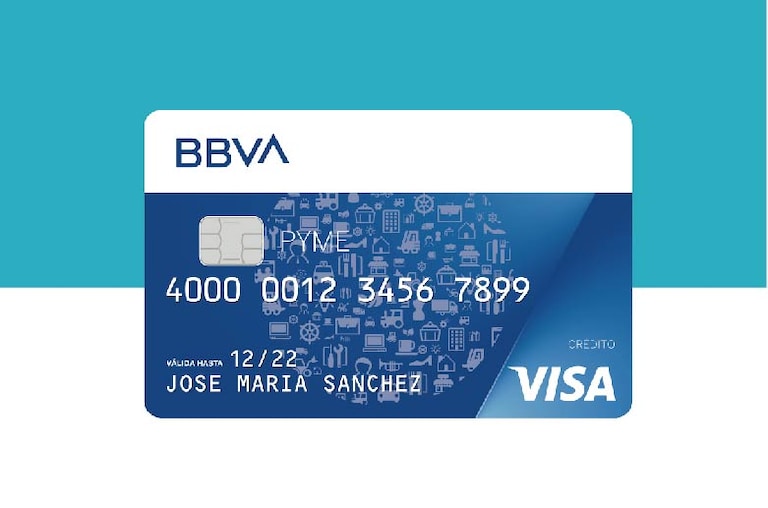 Imagen de la Tarjeta de Crédito VISA Pymes 